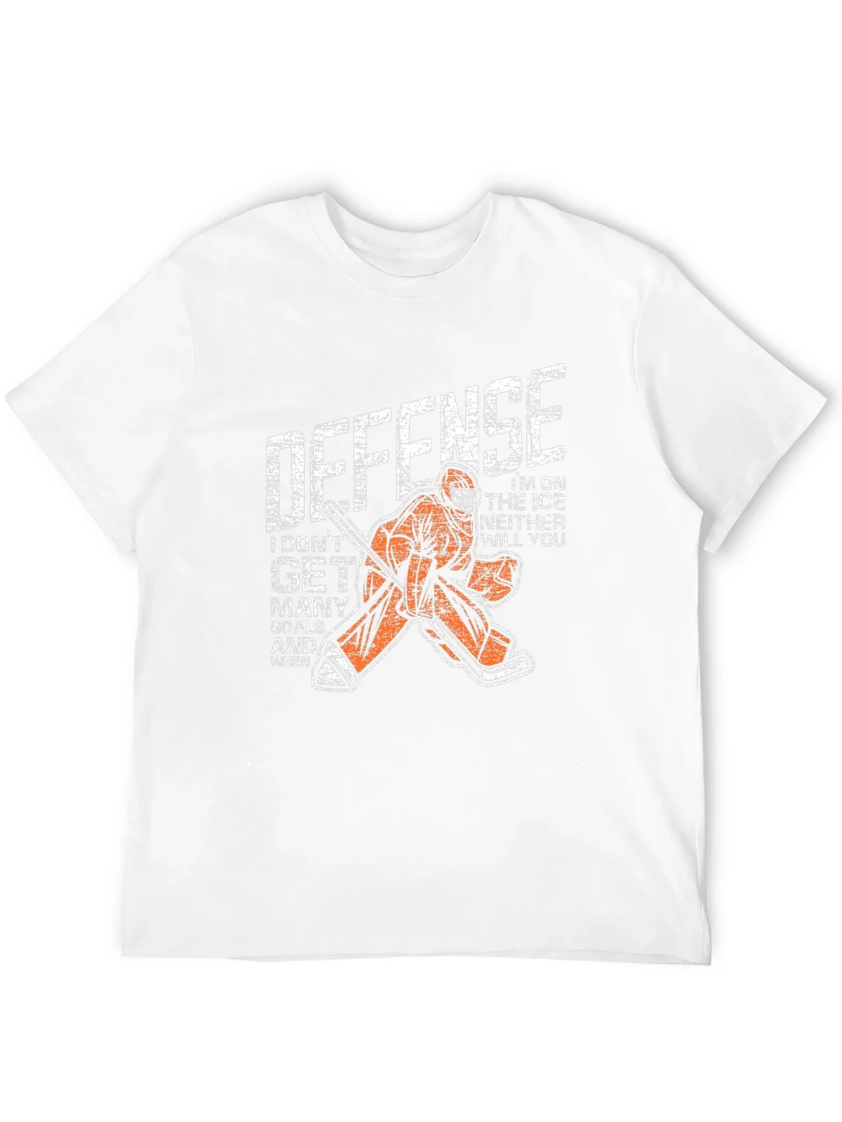 Hockey Goalie Defense Graphic T-Shirt product image 11
