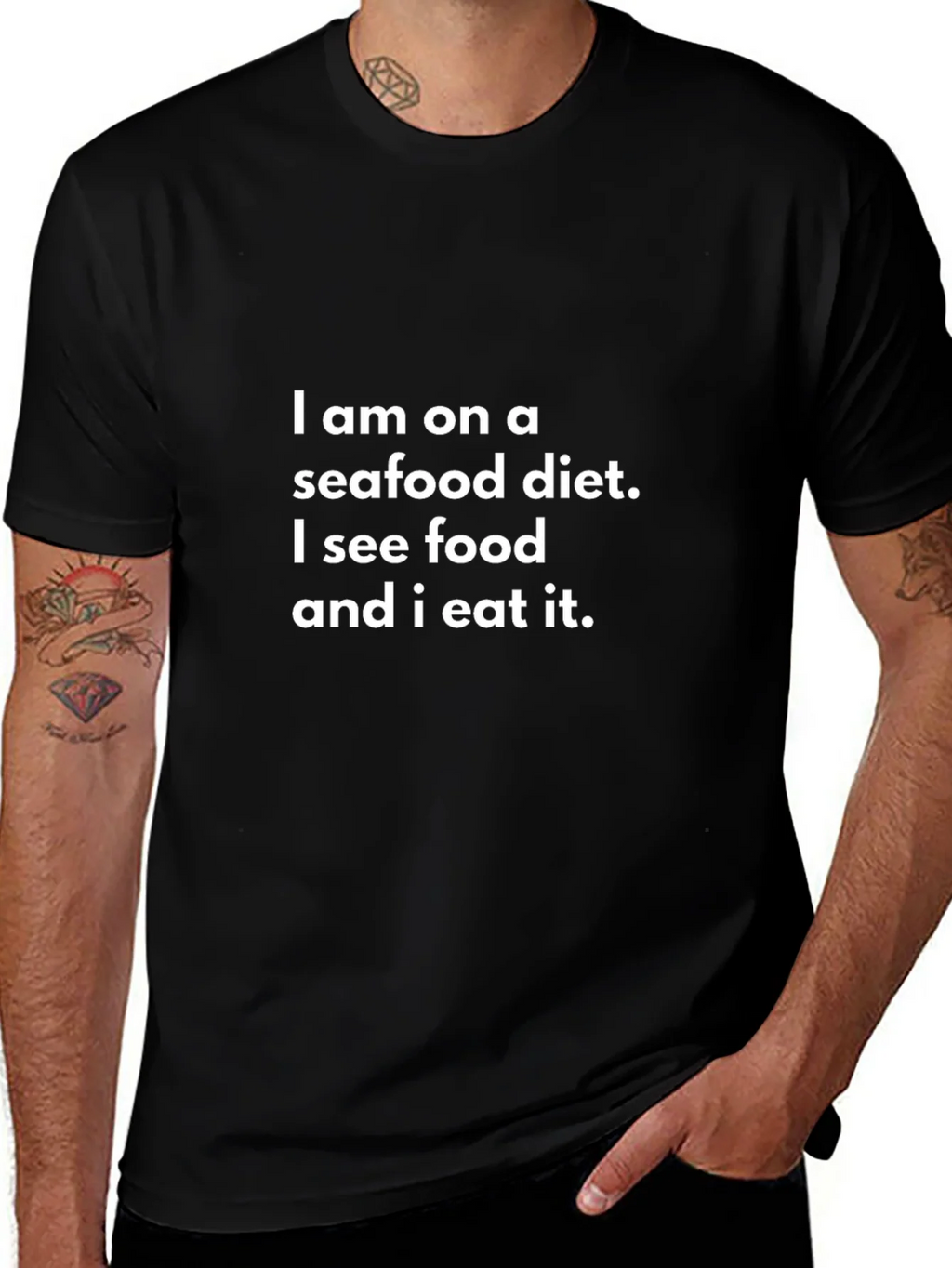 Seafood Diet T-Shirt - Funny Foodie Tee product image 1