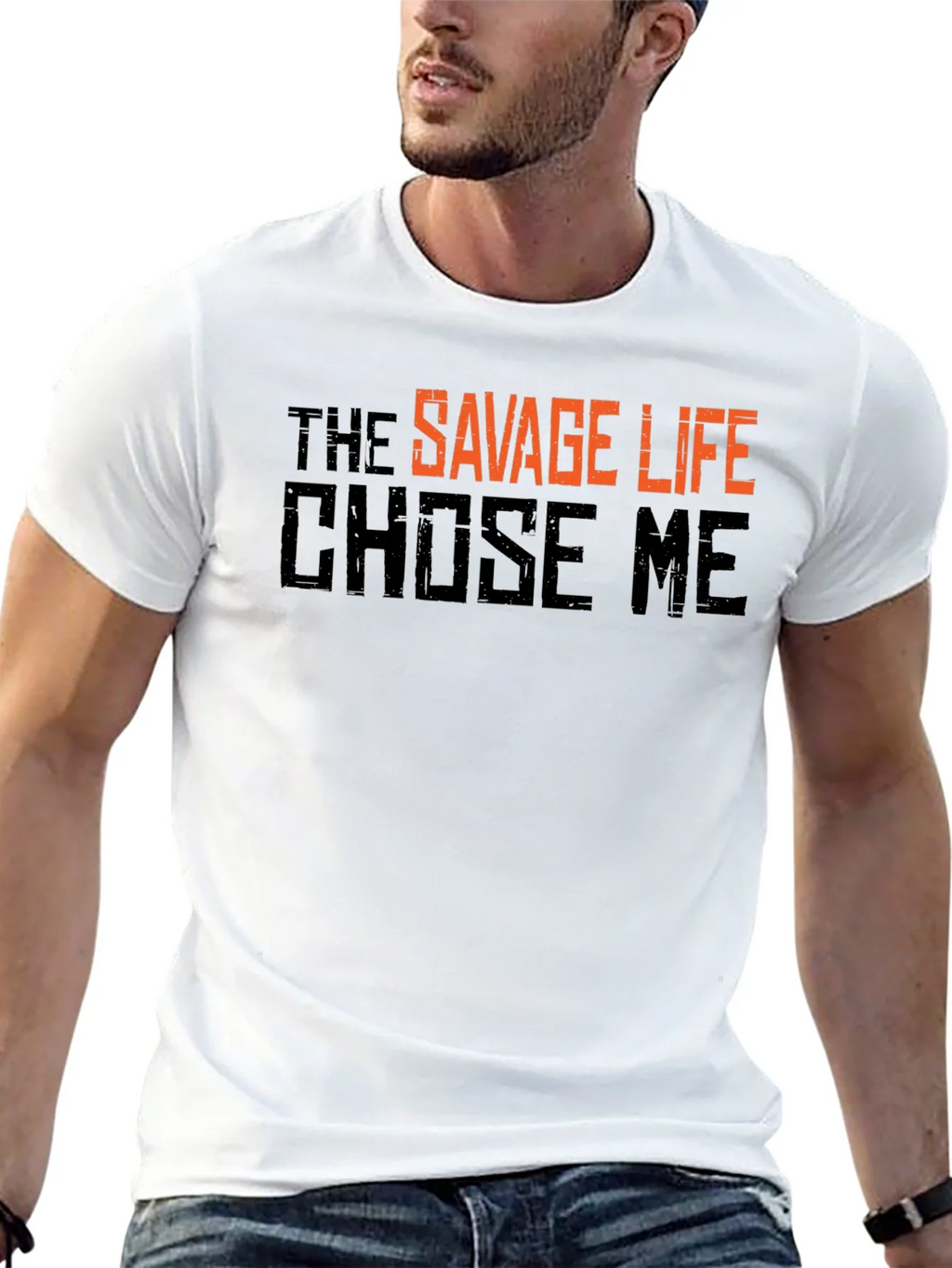 The Savage Life T-Shirt - Black Graphic Tee product image 12