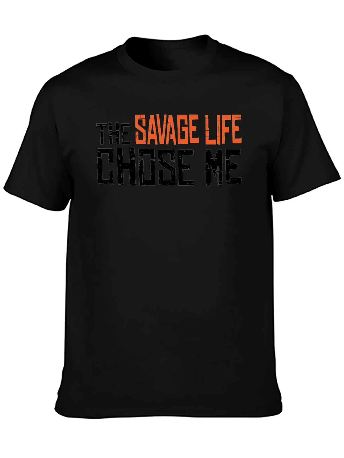 The Savage Life T-Shirt - Black Graphic Tee product image 3