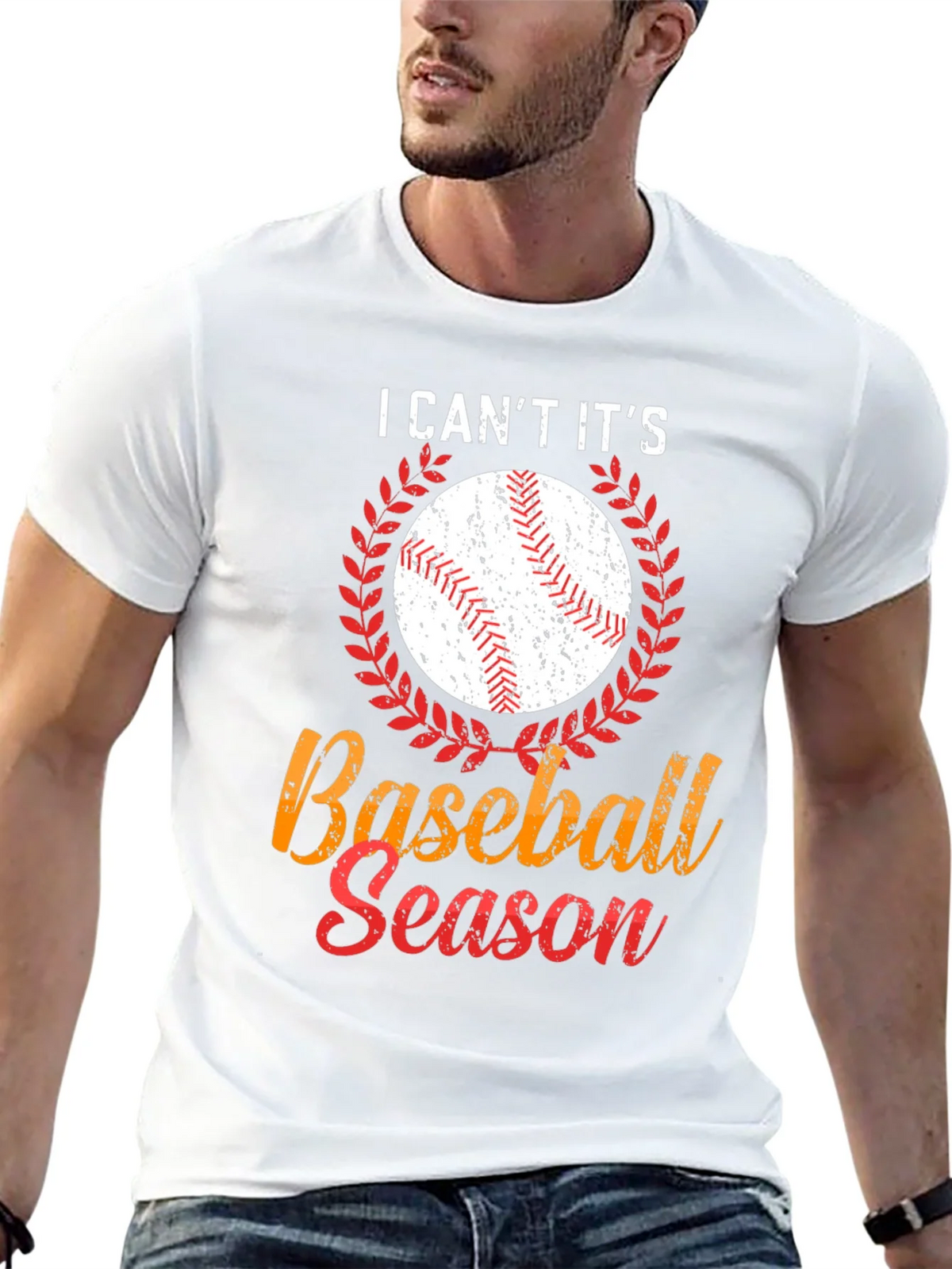 I Cant Its Baseball Season Graphic T-Shirt product image 12