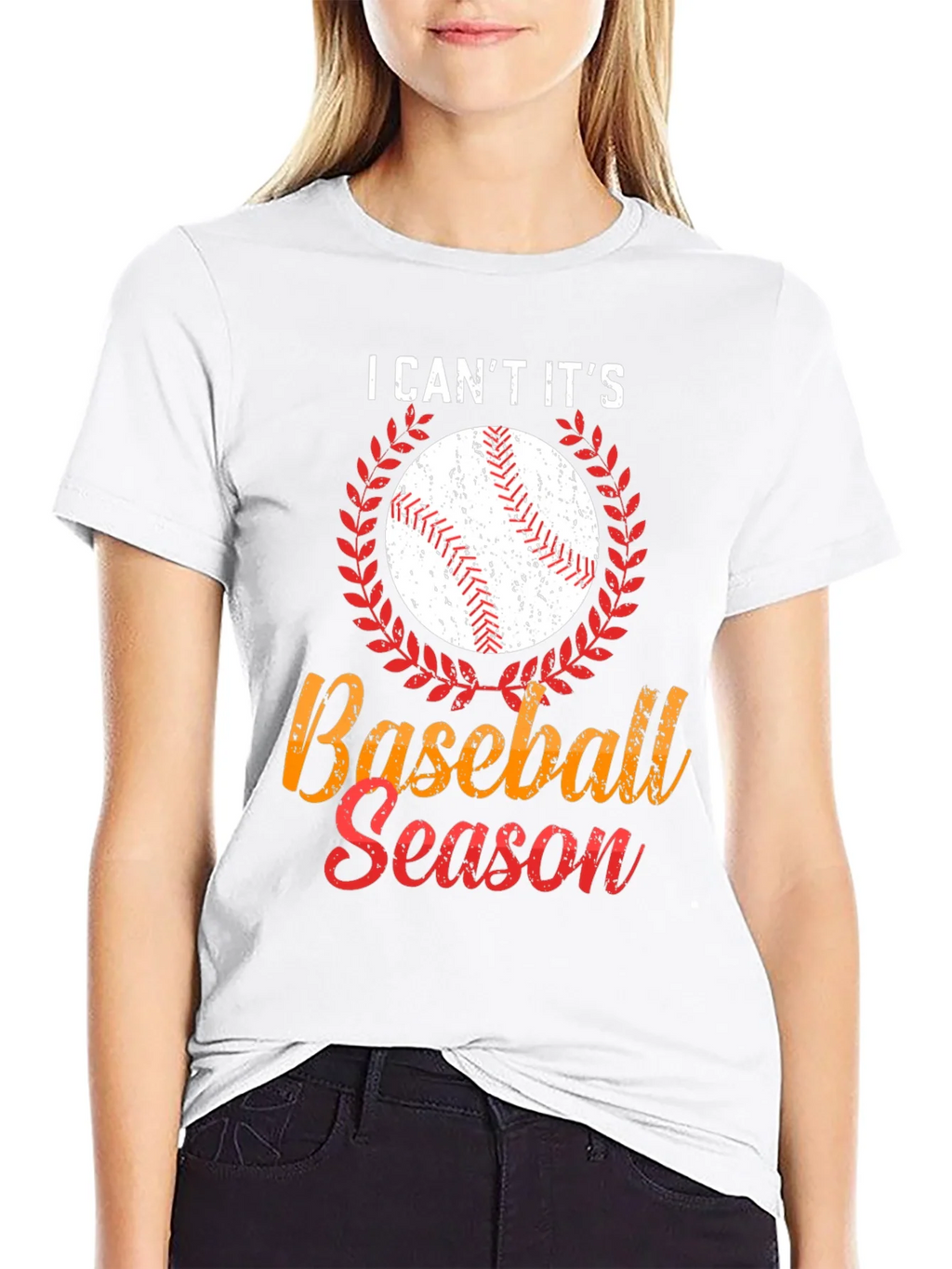 I Cant Its Baseball Season Graphic T-Shirt product image 8