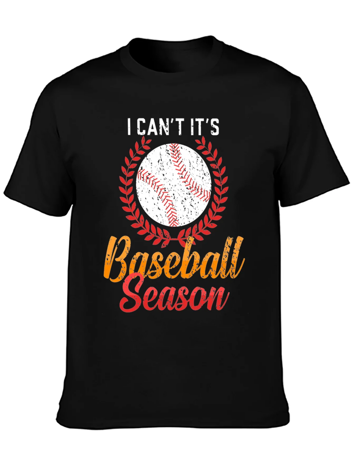 I Cant Its Baseball Season Graphic T-Shirt product image 3