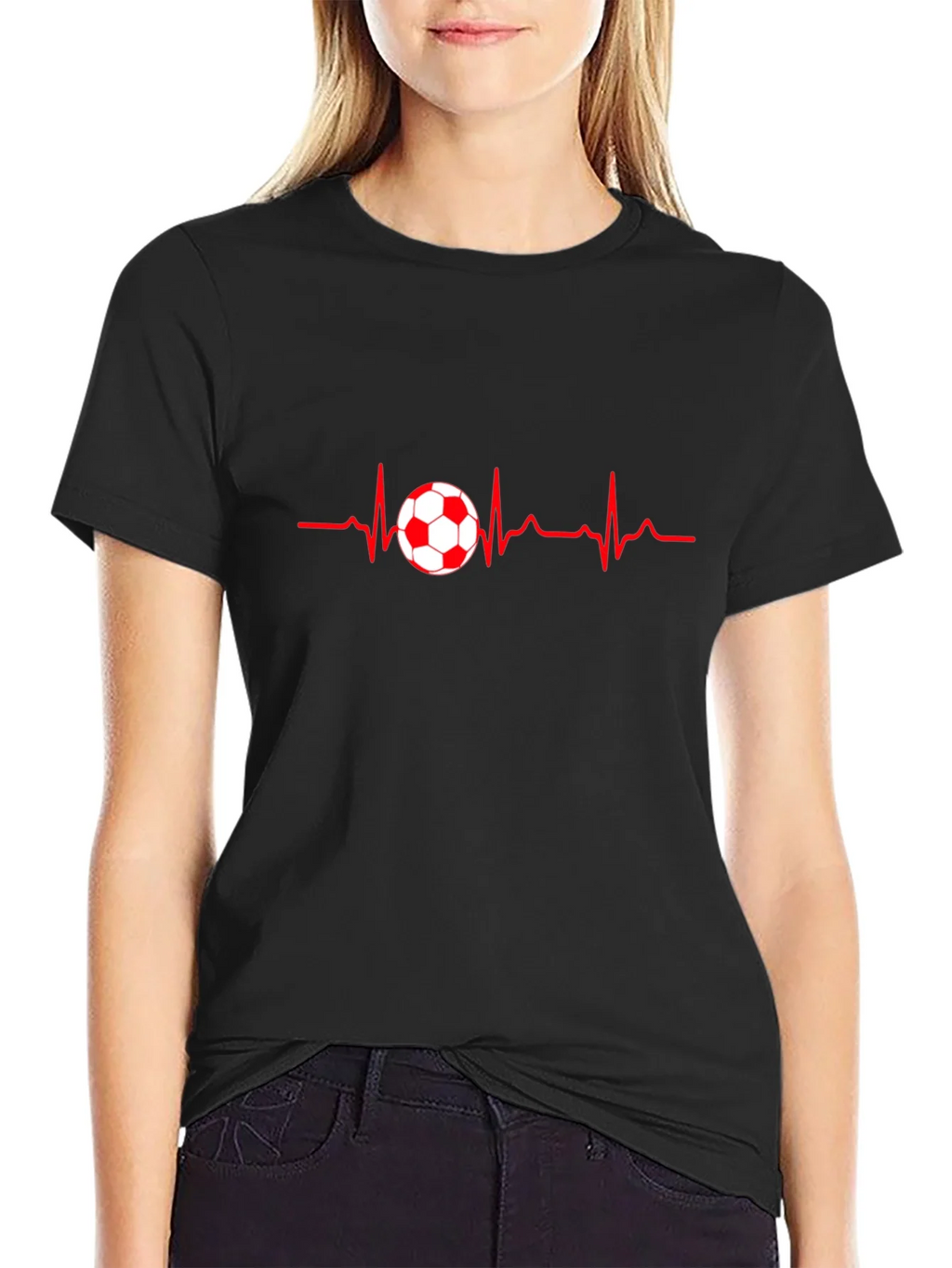 Soccer Heartbeat T-Shirt - Passion for the Game! product image 1