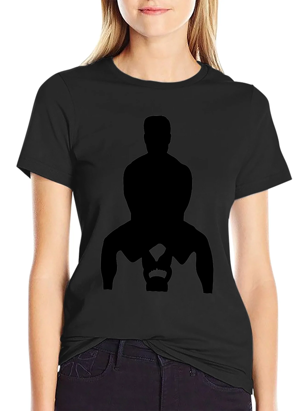Silhouette Kettlebell Workout T-Shirt product image 2