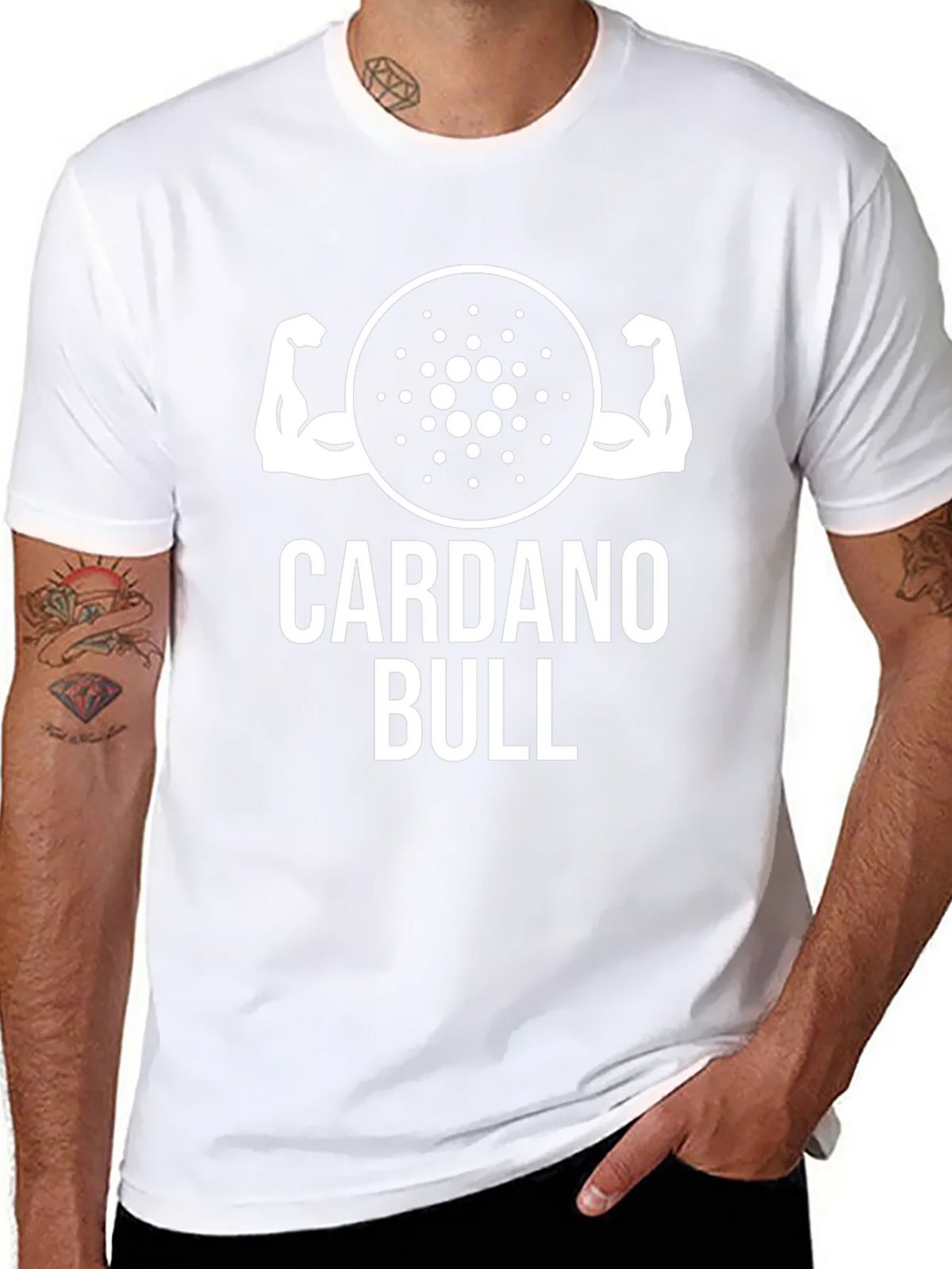 Cardano Bull Crypto T-Shirt product image 3