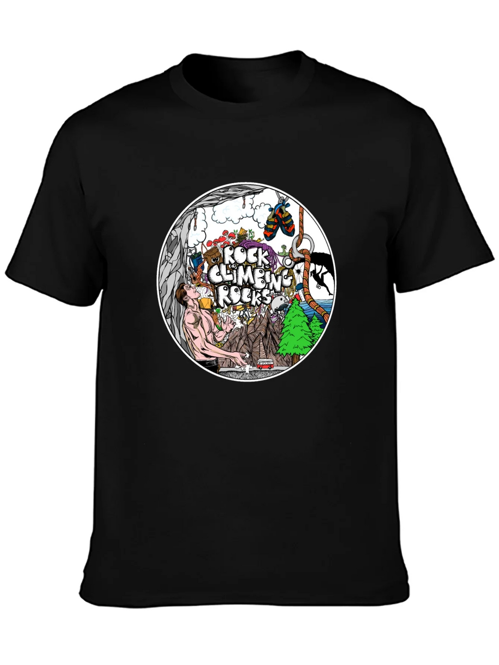 Rock Climbing Rocks T-Shirt - Adventure Time! product image 2