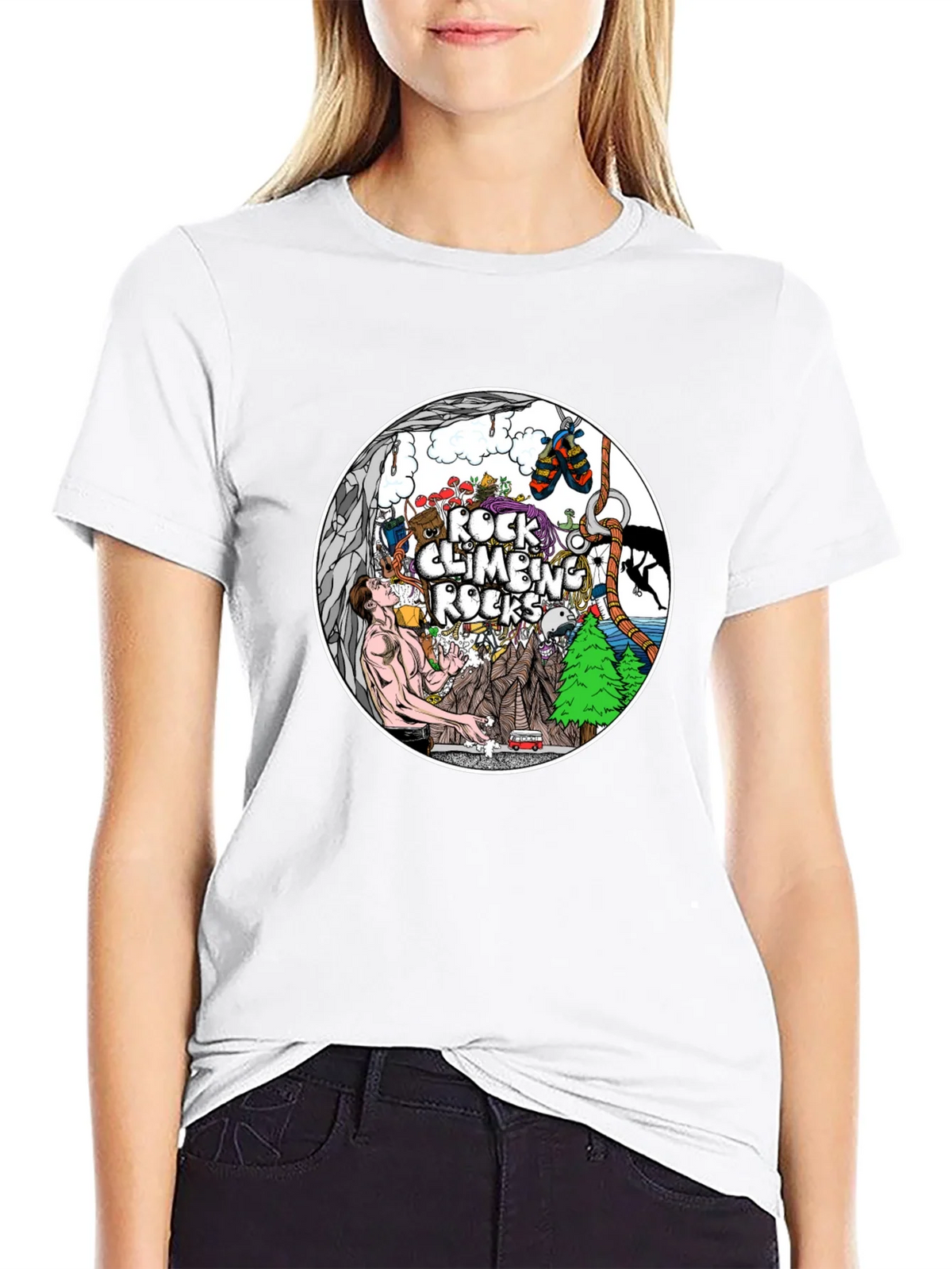 Rock Climbing Rocks T-Shirt - Adventure Time! product image 4