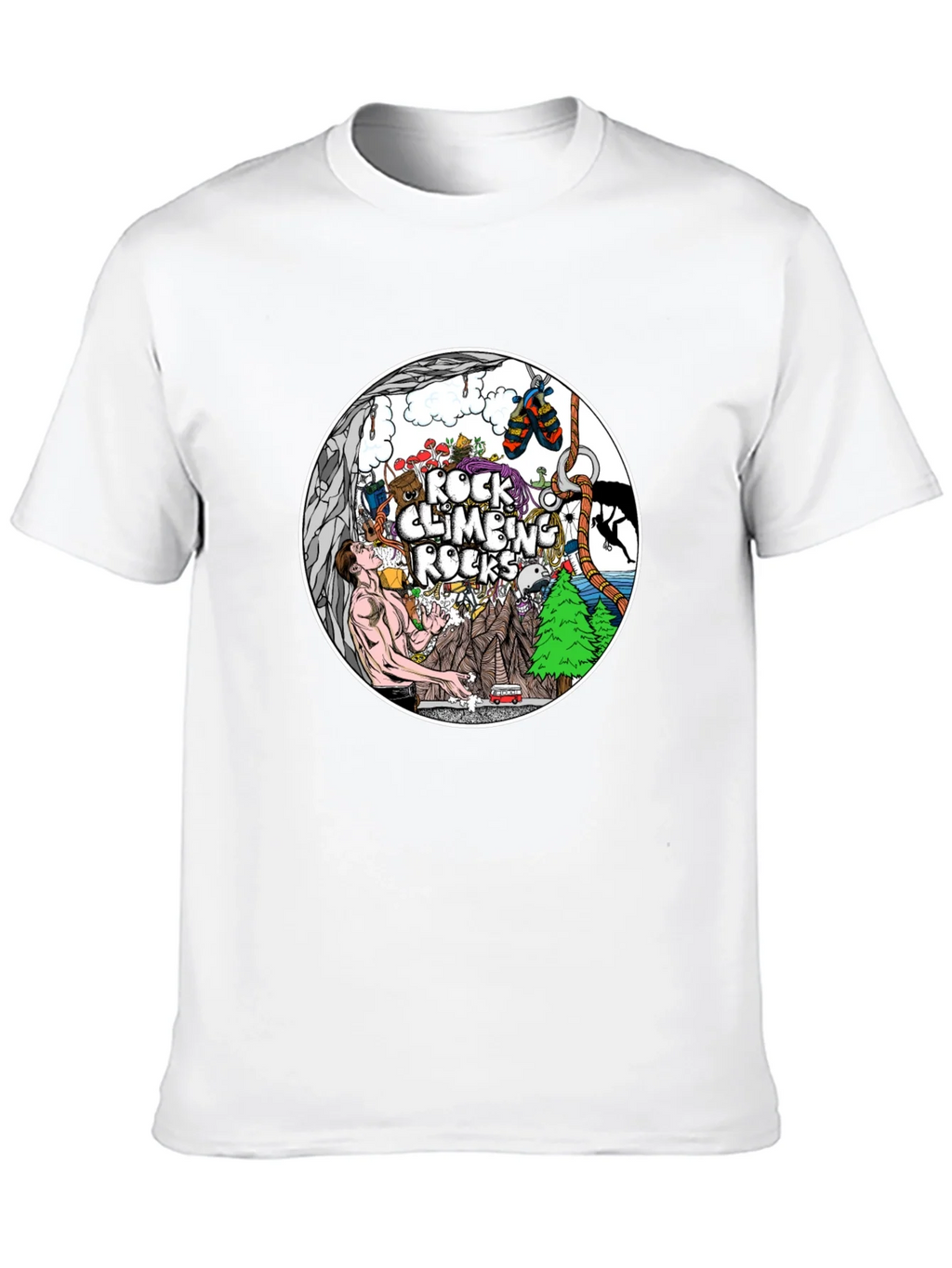 Rock Climbing Rocks T-Shirt - Adventure Time! product image 5