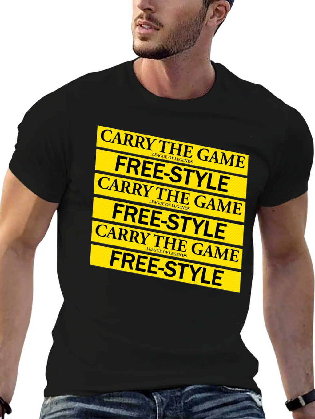 League of Legends Carry the Game Free-Style T-Shirt product image 6