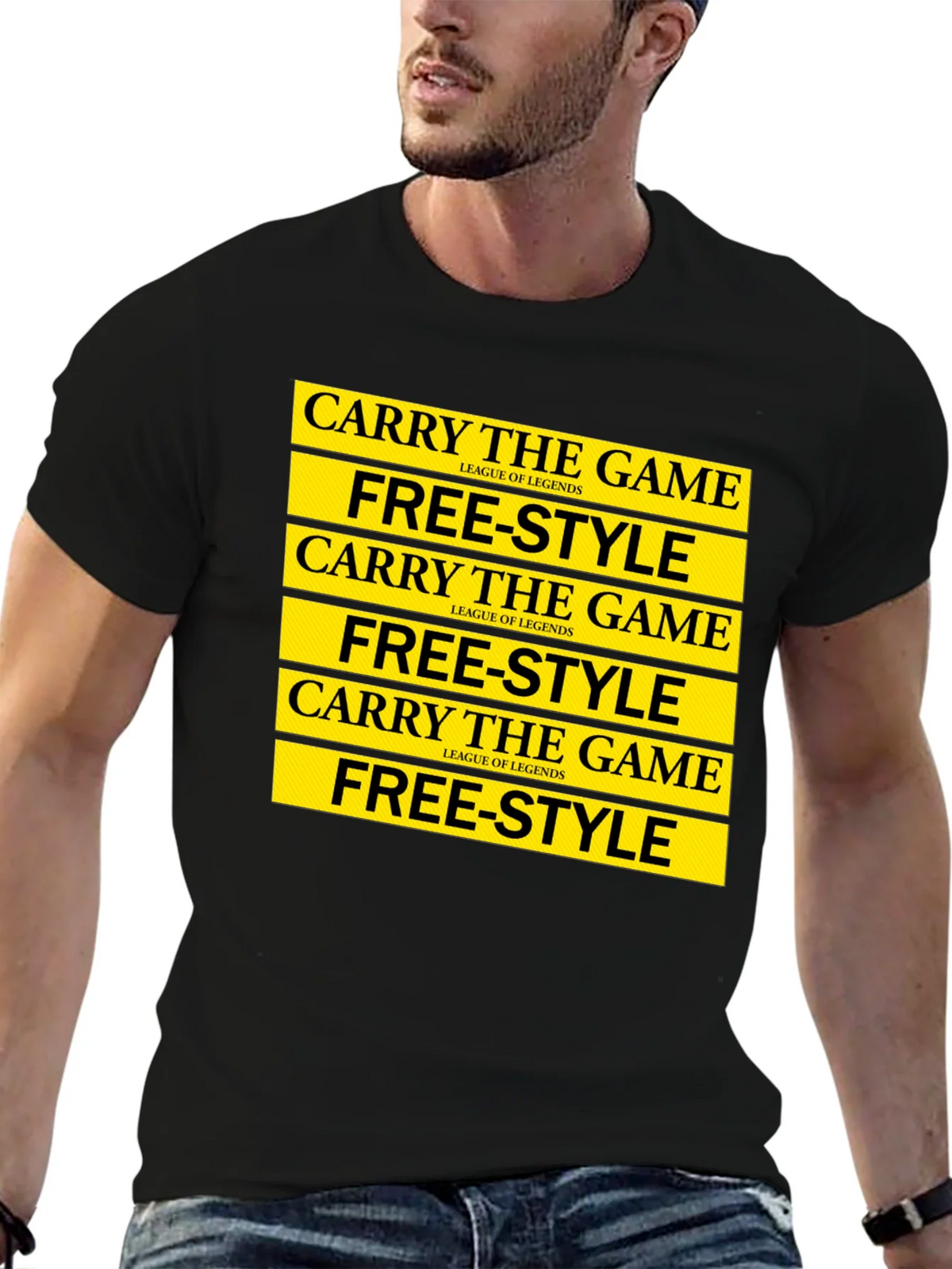 League of Legends Carry the Game Free-Style T-Shirt product image 6