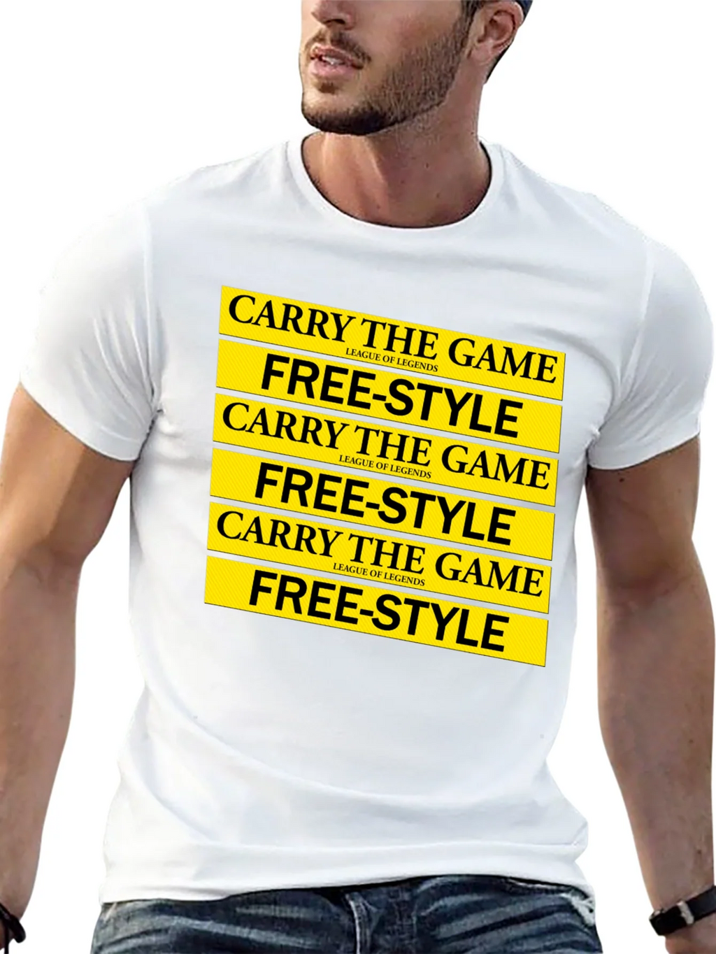 League of Legends Carry the Game Free-Style T-Shirt product image 12