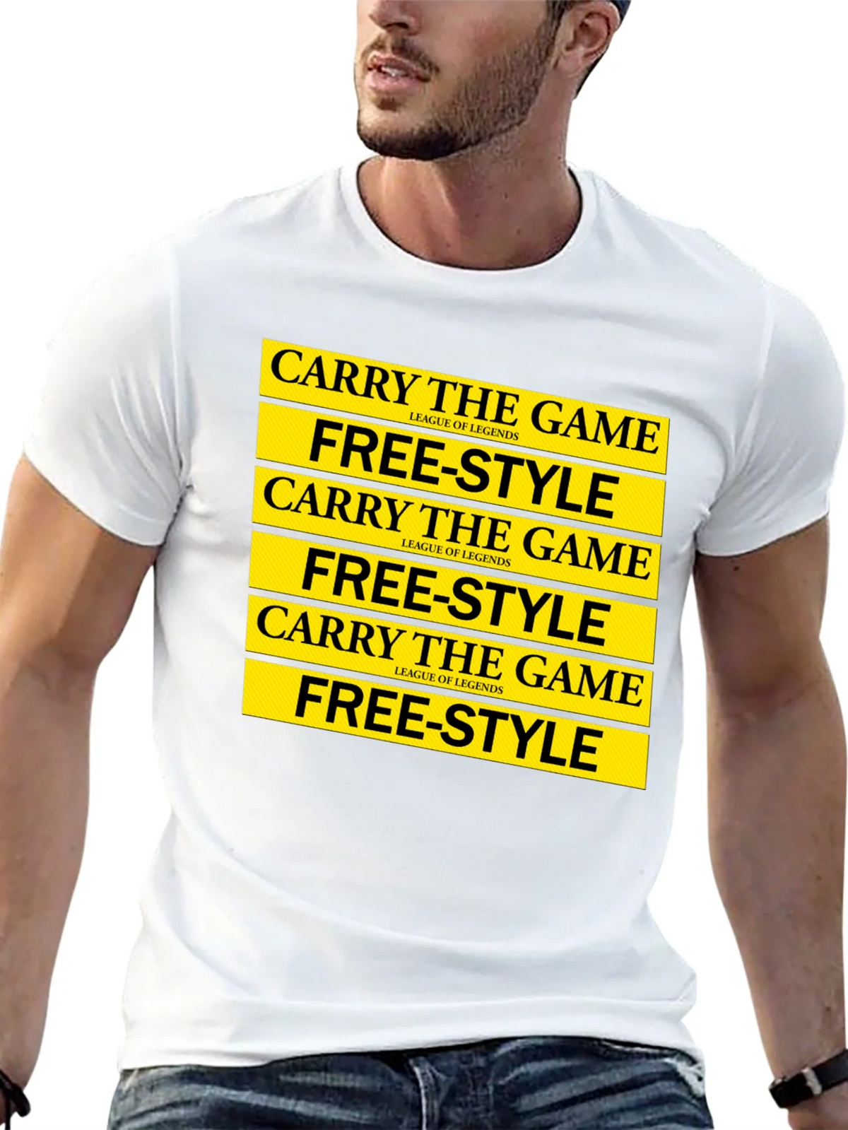 League of Legends Carry the Game Free-Style T-Shirt product image 12