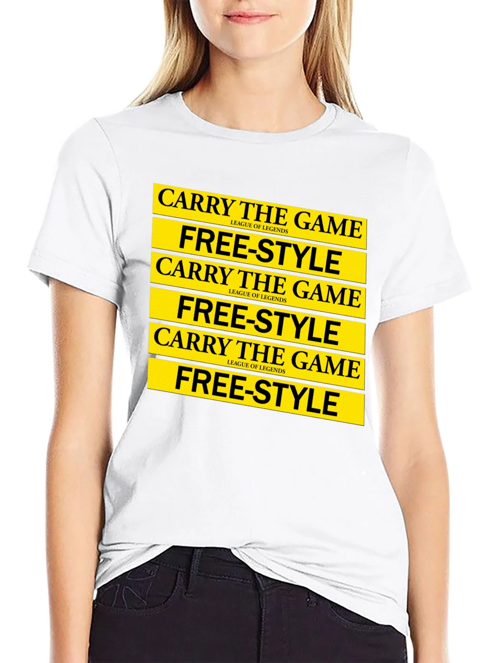 League of Legends Carry the Game Free-Style T-Shirt product image 8