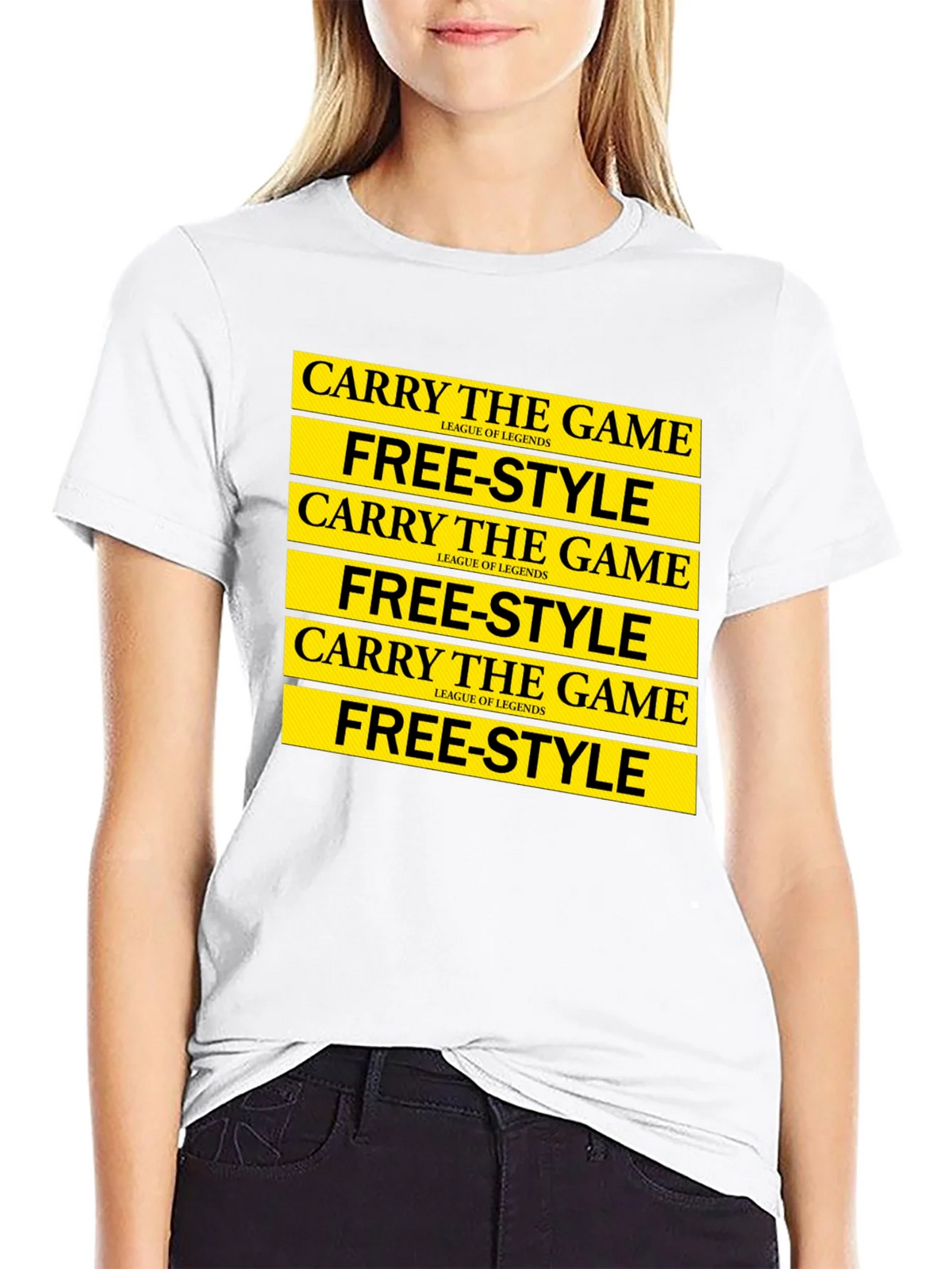 League of Legends Carry the Game Free-Style T-Shirt product image 8