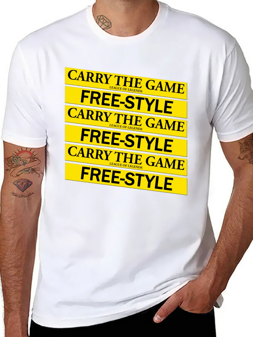 League of Legends Carry the Game Free-Style T-Shirt product image 7