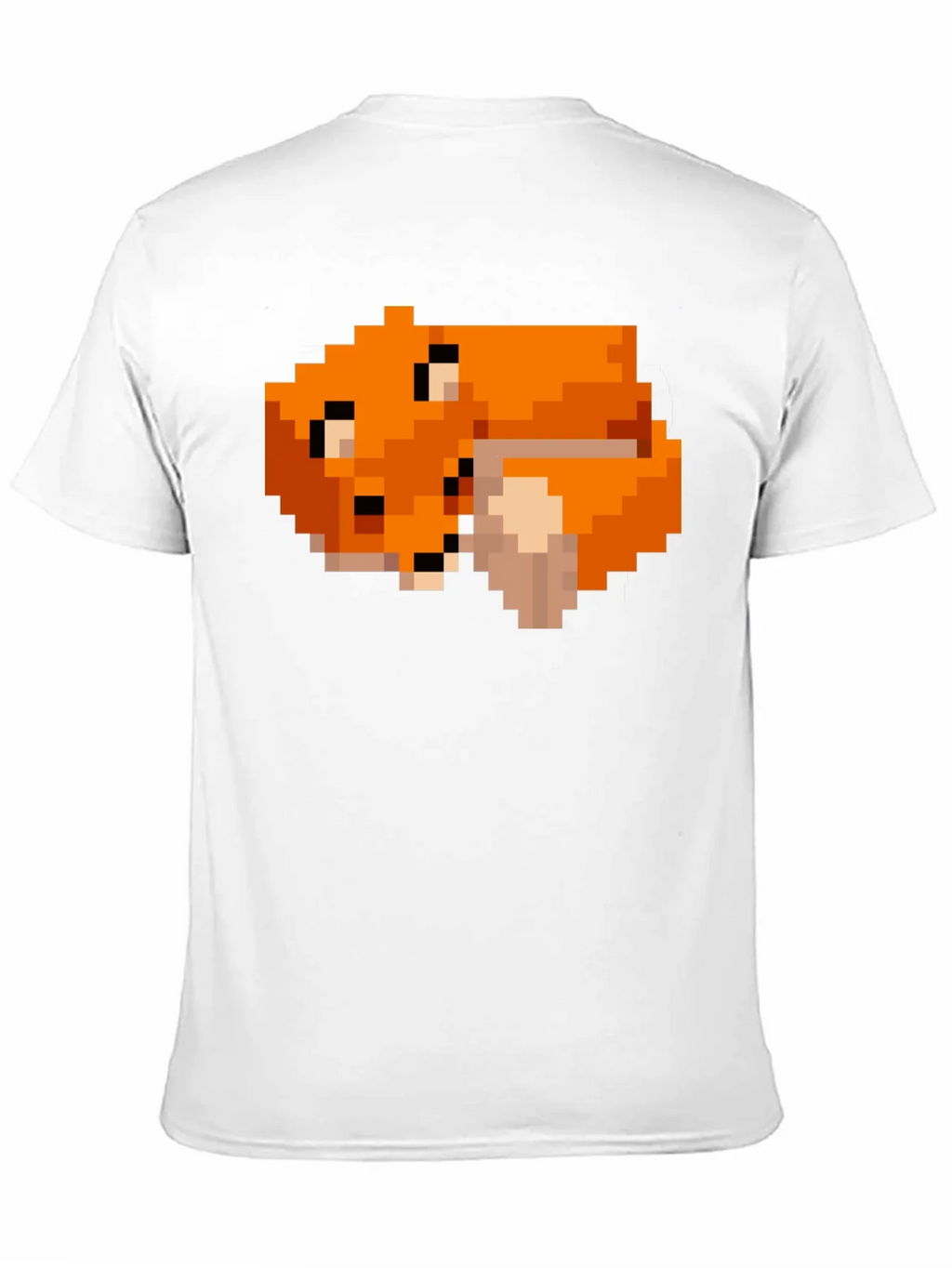 Pixel Art Fox Graphic Black Tee product image 10
