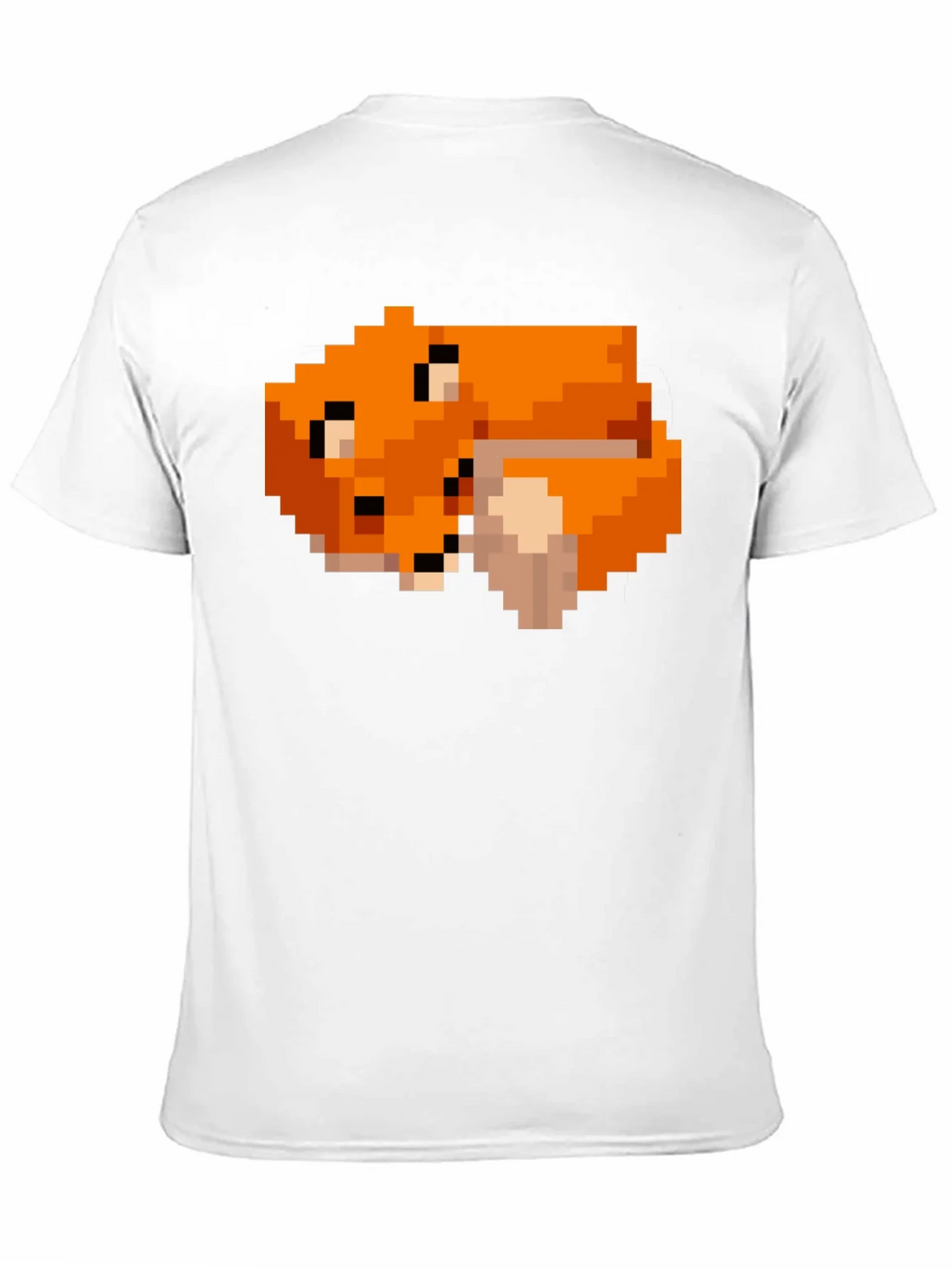 Pixel Art Fox Graphic Black Tee product image 10