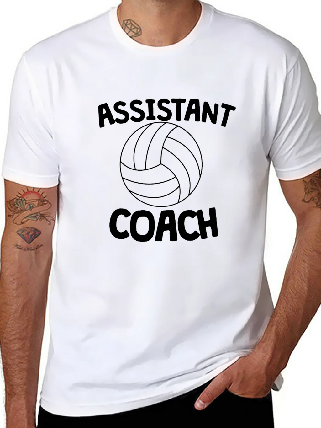 Assistant Coach Volleyball Graphic Tee product image 7
