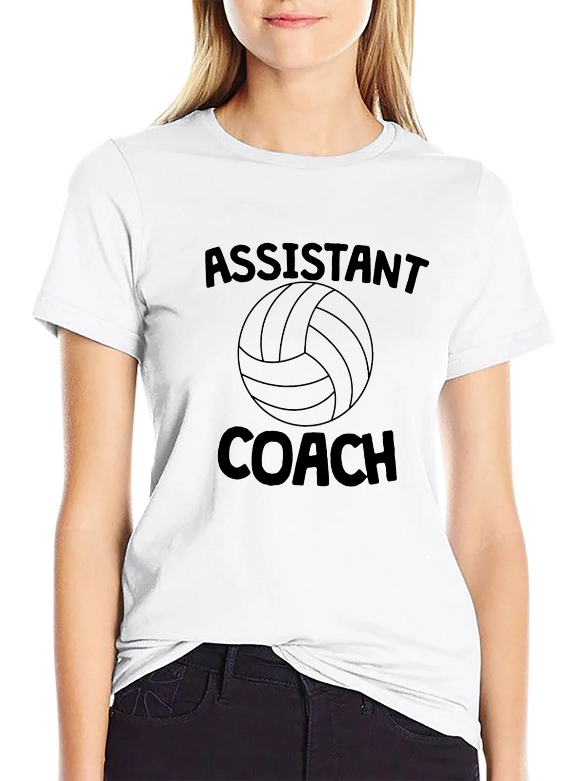 Assistant Coach Volleyball Graphic Tee product image 8
