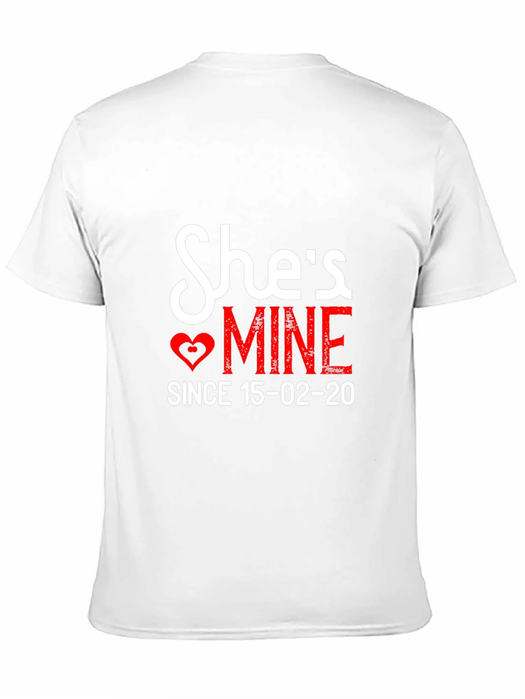Shes Mine T-Shirt Anniversary Valentines Day product image 10