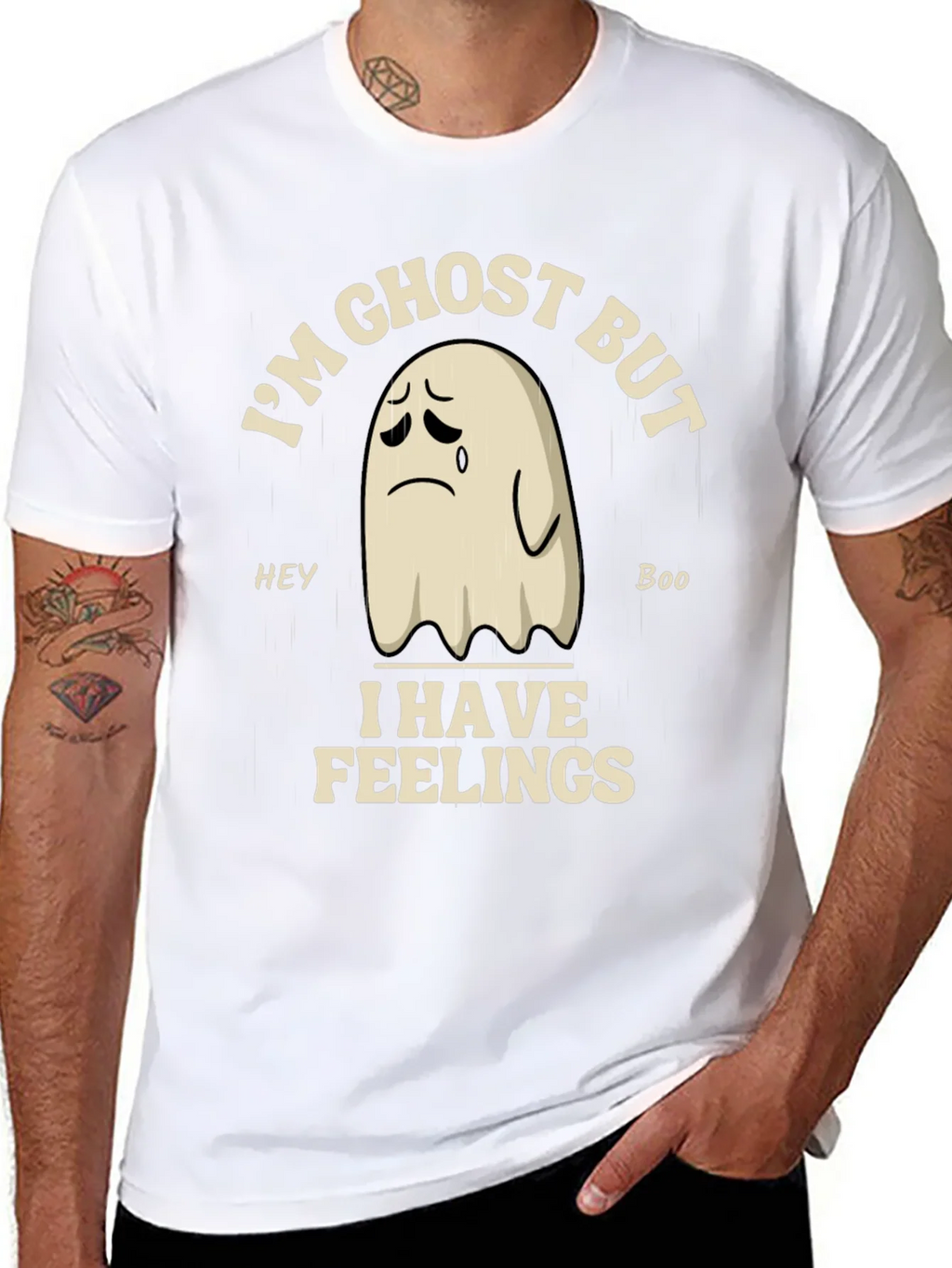 Im Ghost But I Have Feelings Graphic T-Shirt product image 7