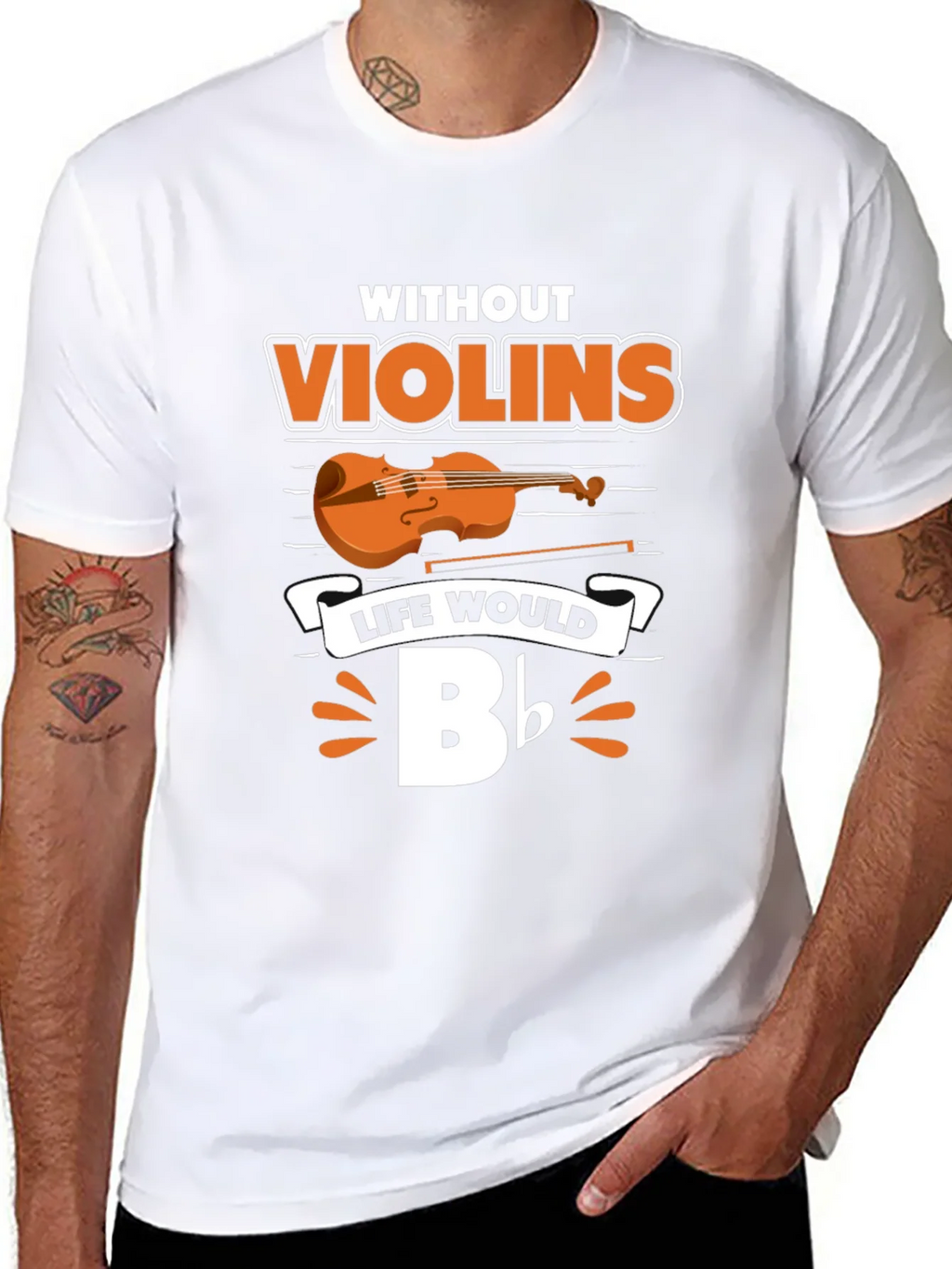 Without Violins Life Would Bb T-Shirt product image 7