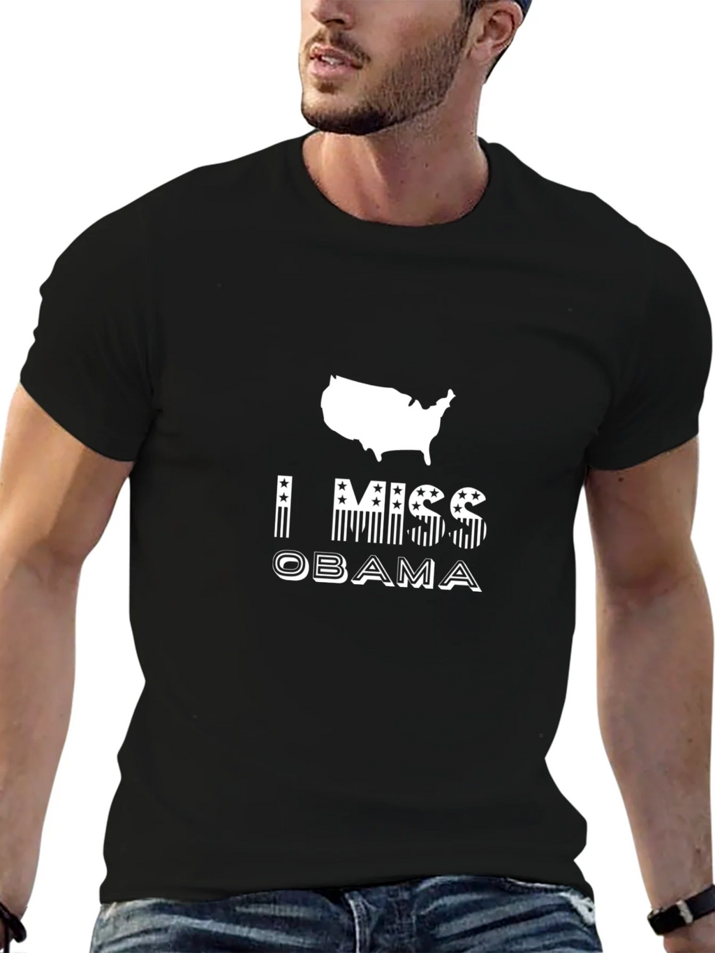 I Miss Obama Graphic Print Tee product image 6