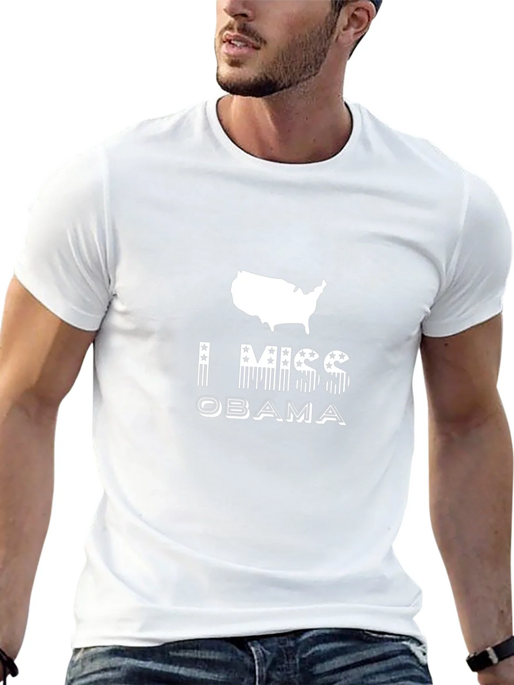 I Miss Obama Graphic Print Tee product image 12
