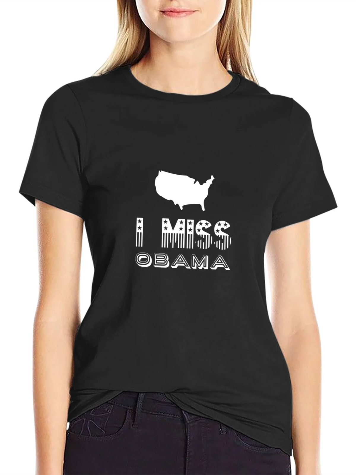 I Miss Obama Graphic Print Tee product image 2