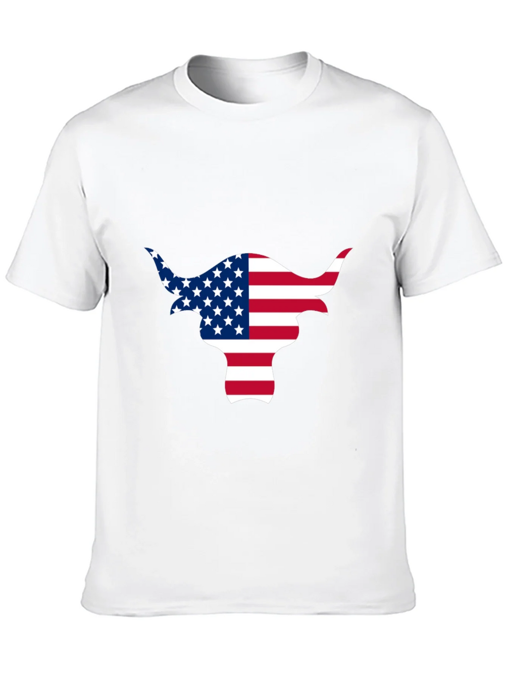 American Flag Bull Graphic Black Tee product image 9