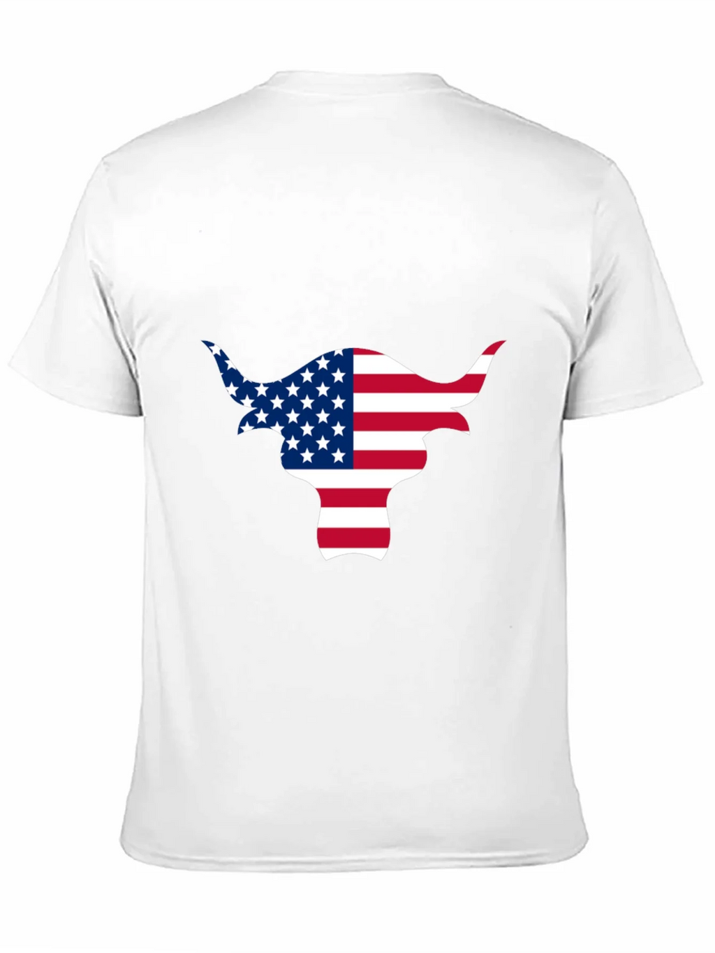 American Flag Bull Graphic Black Tee product image 10
