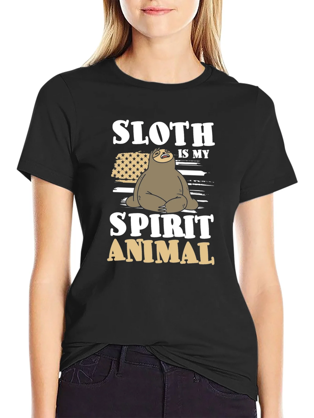 Sloth Spirit Animal Graphic Tee product image 2