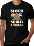 Sloth Spirit Animal Graphic Tee product image 1
