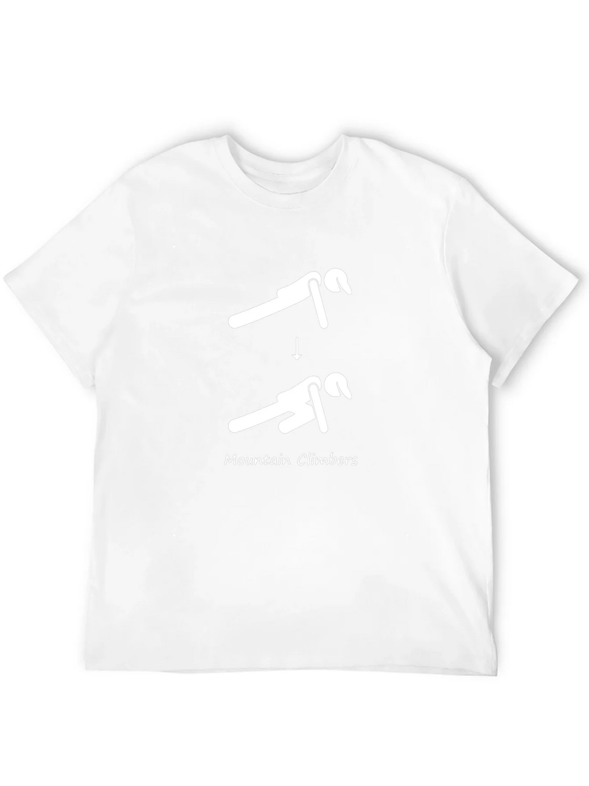 Mountain Climbers Exercise Black T-Shirt product image 11