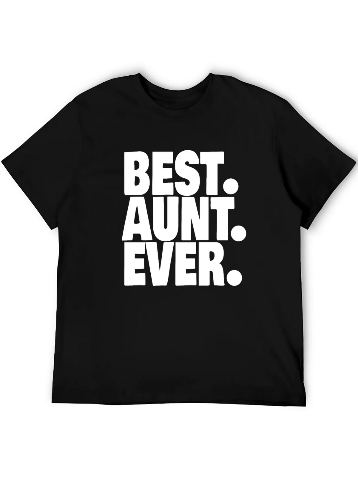 Best Aunt Ever Black T-Shirt product image 5