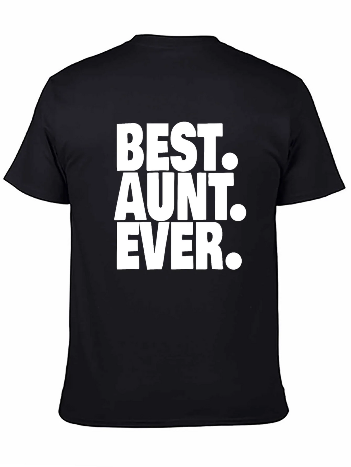 Best Aunt Ever Black T-Shirt product image 4