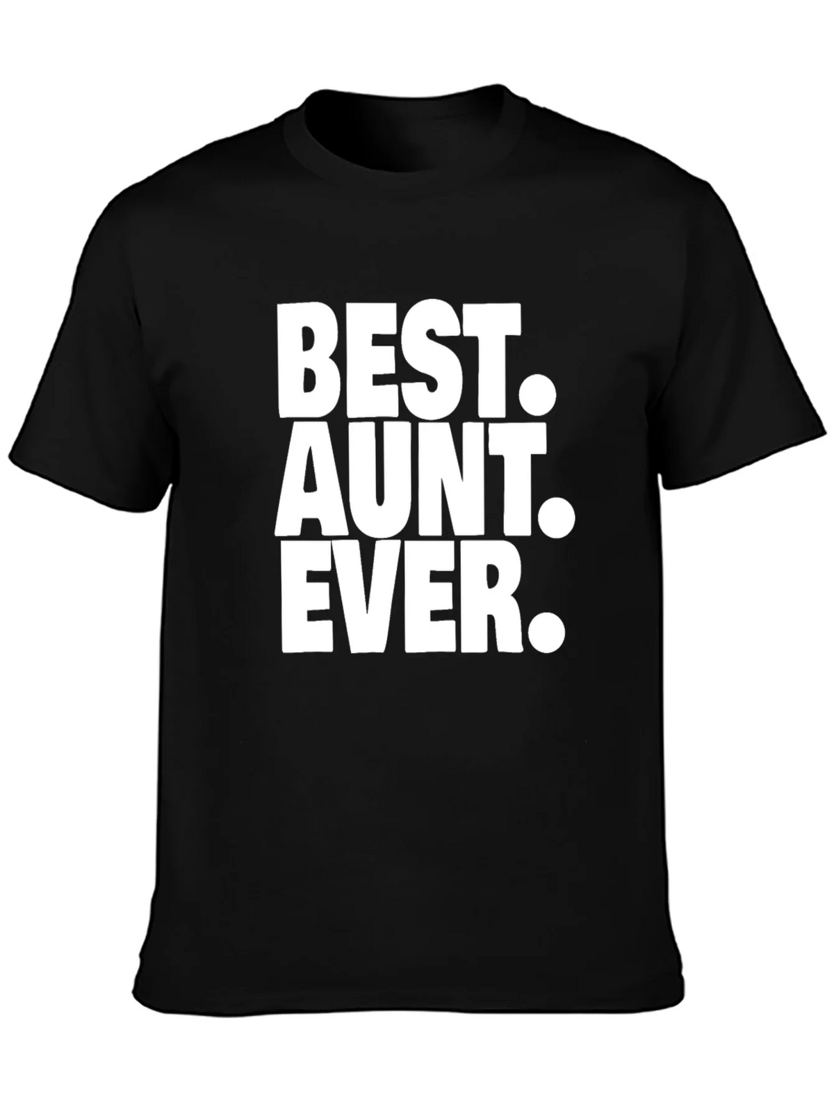 Best Aunt Ever Black T-Shirt product image 3