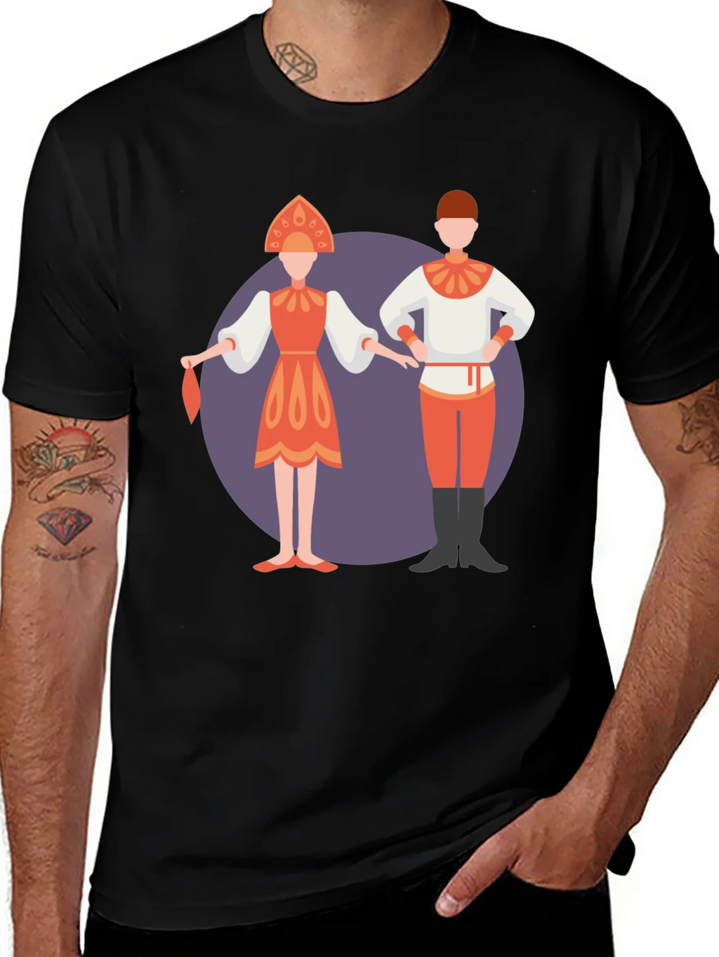 Ethnic Folk Dance Graphic T-Shirt product image 1