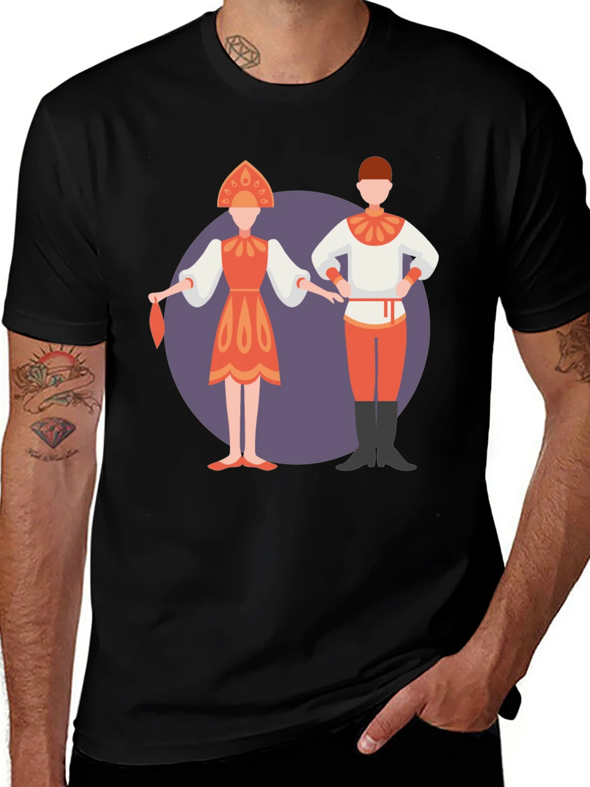 Ethnic Folk Dance Graphic T-Shirt product image 1
