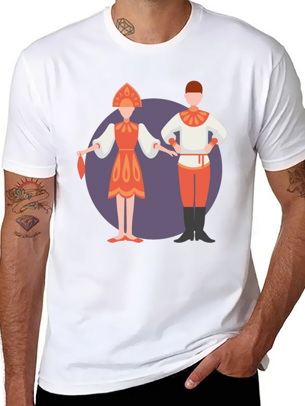 Ethnic Folk Dance Graphic T-Shirt product image 7