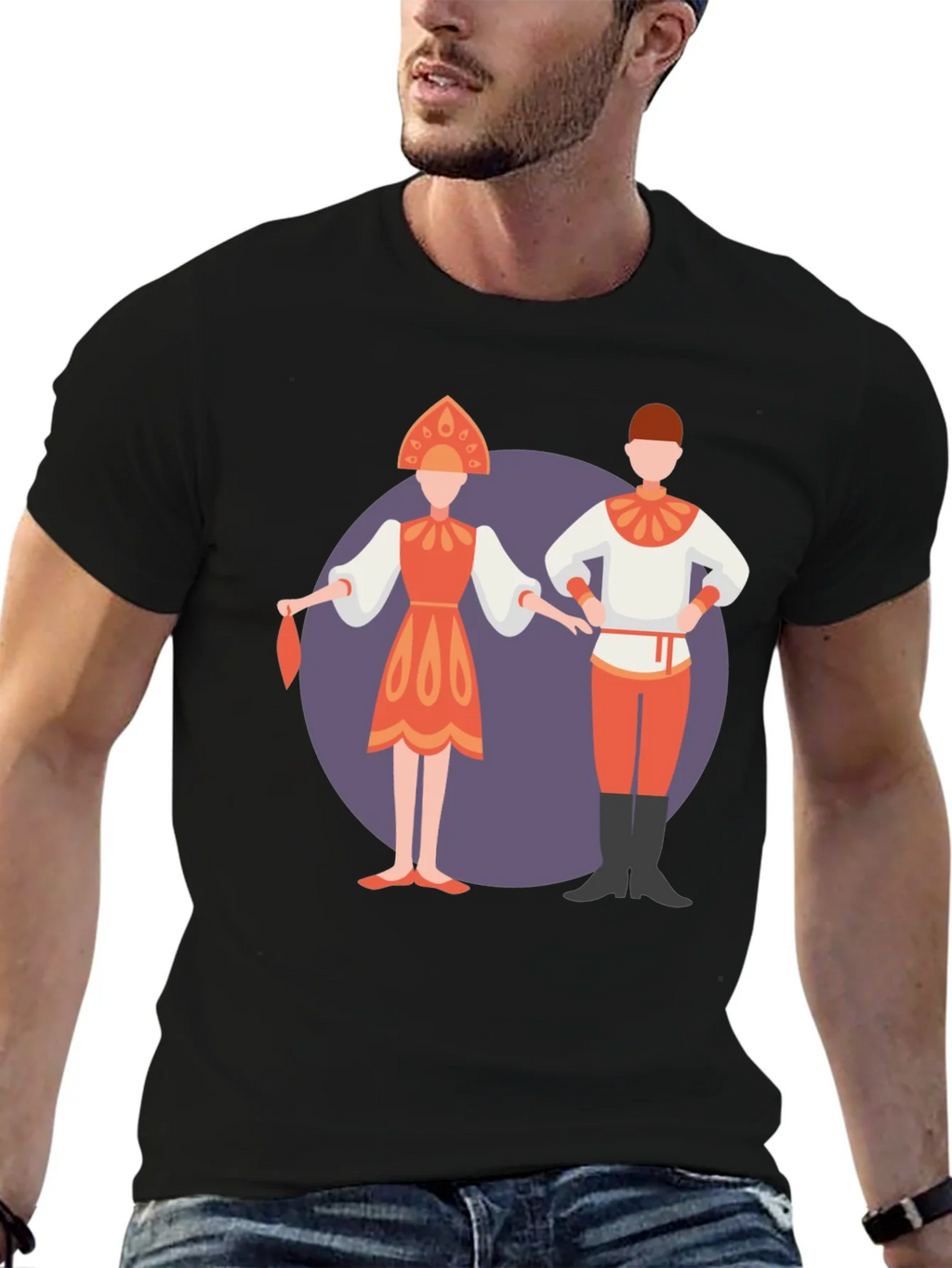 Ethnic Folk Dance Graphic T-Shirt product image 6