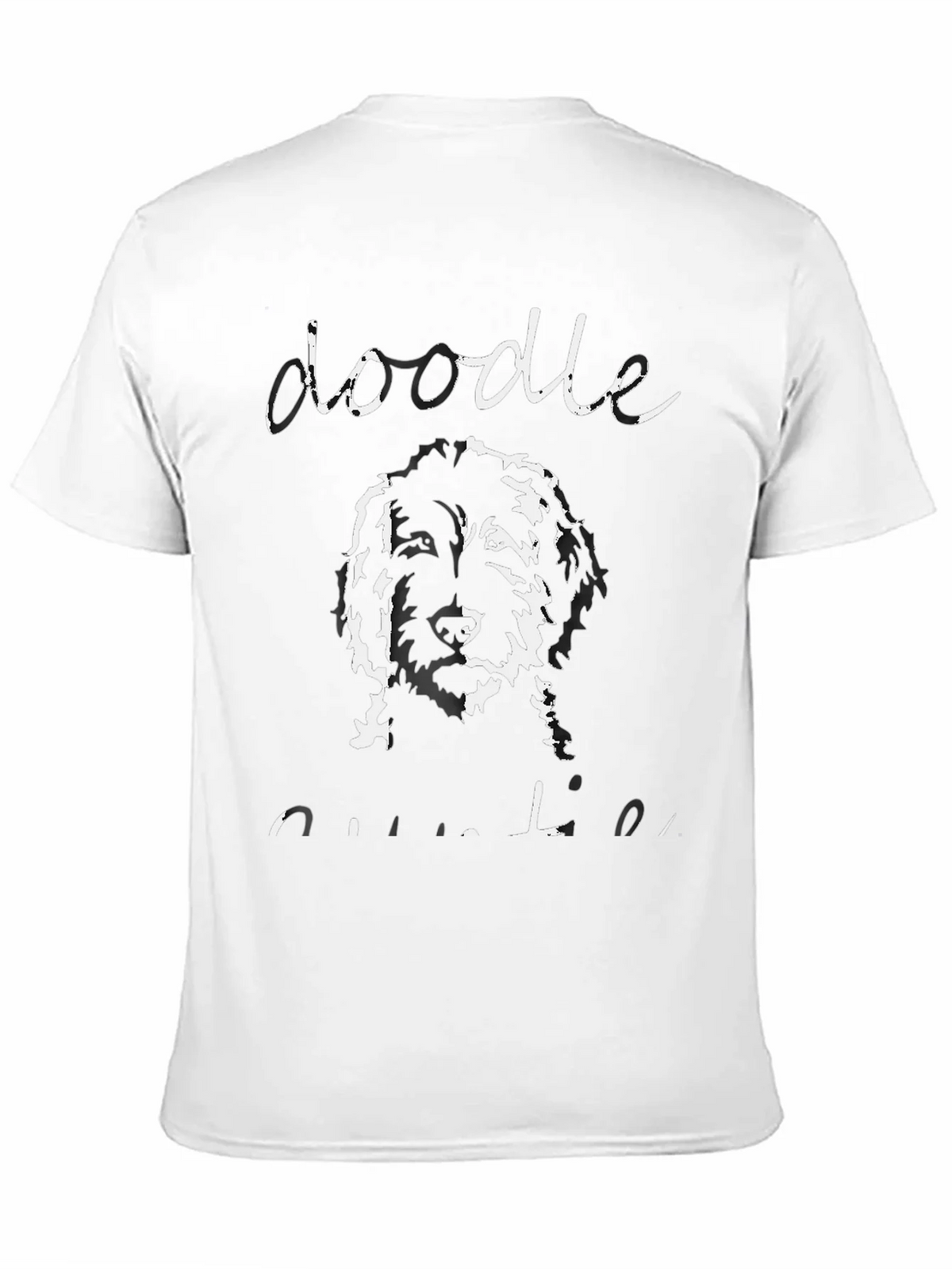 Doodle Outline T-Shirt - Unisex Black Tee product image 10