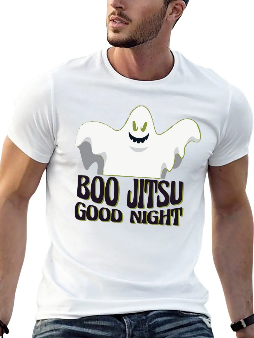 Boo Jitsu Halloween T-Shirt - Funny Ghost Design product image 11