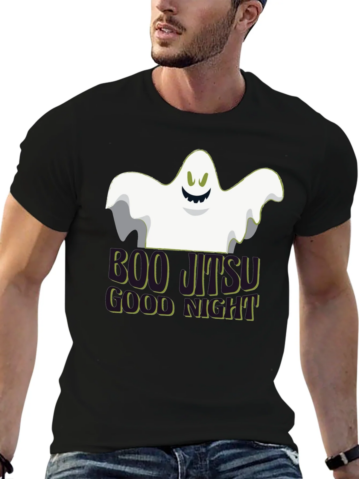 Boo Jitsu Halloween T-Shirt - Funny Ghost Design product image 6