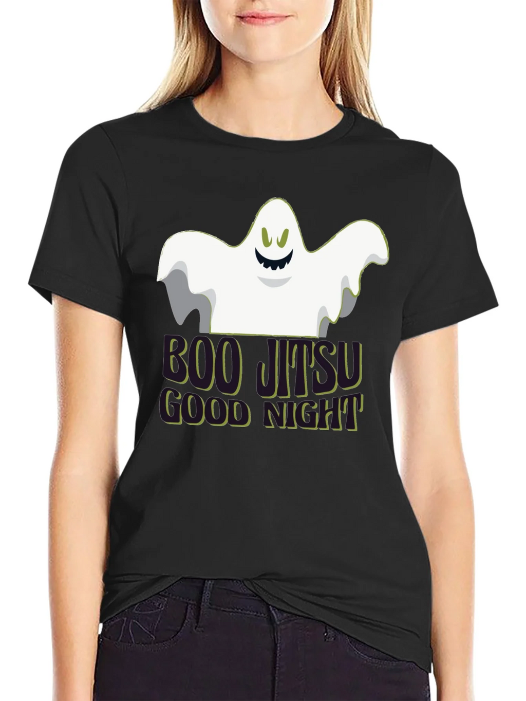 Boo Jitsu Halloween T-Shirt - Funny Ghost Design product image 2