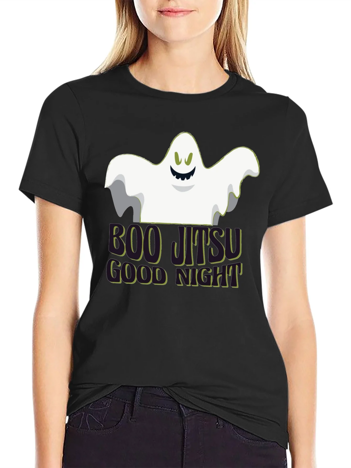 Boo Jitsu Halloween T-Shirt - Funny Ghost Design product image 2