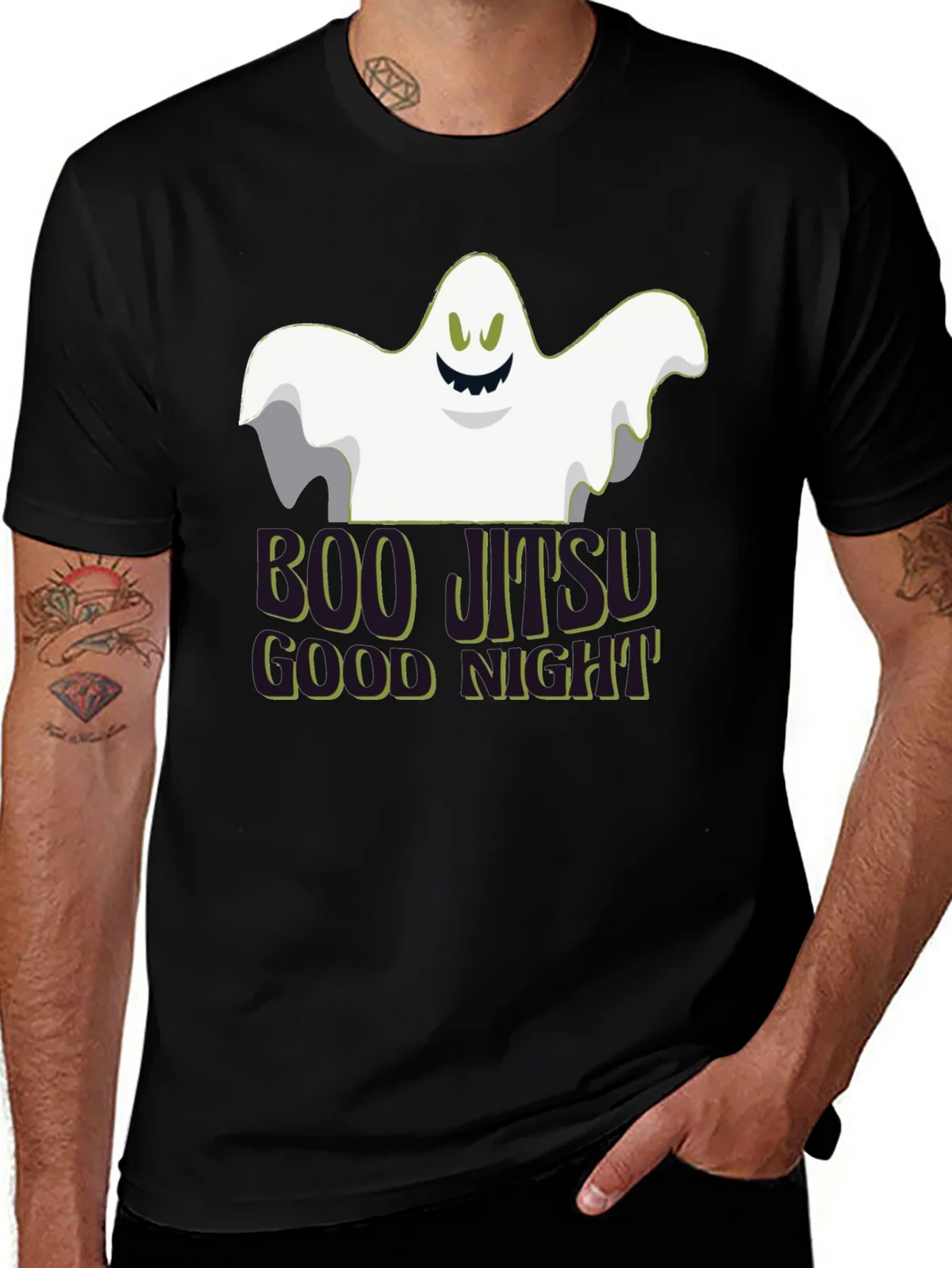 Boo Jitsu Halloween T-Shirt - Funny Ghost Design product image 1