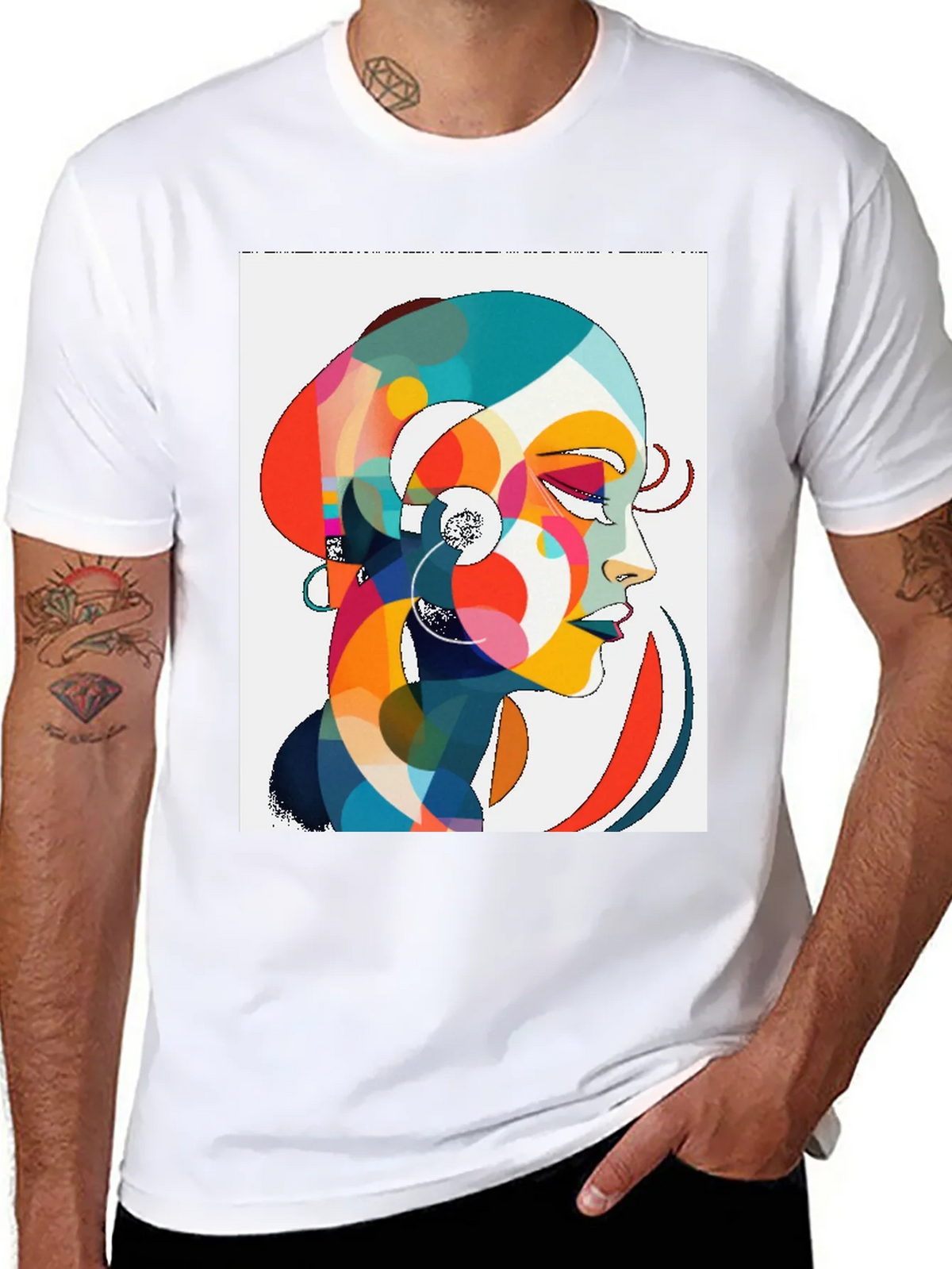 Abstract Woman Graphic Tee - Stylish Comfort product image 3