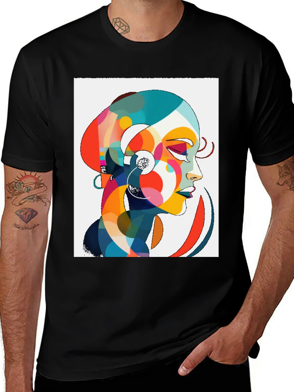 Abstract Woman Graphic Tee - Stylish Comfort product image 1
